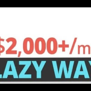 1 Lazy Way To Make A Lot of Money Online While You Sleep (Passive Income)
