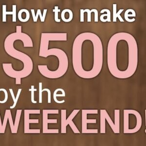 Earn $500 Commissions From This Website this Weekend! - Make Money Online - Wesley Virgin