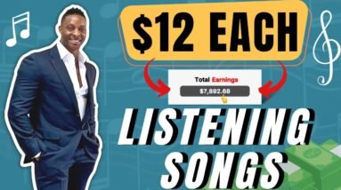 (NEW METHOD) Get Paid $12 Every Song You Listen To | Earn Money Online 2022