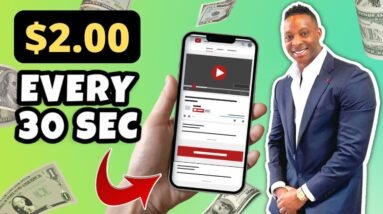 Earn $2 Every 30 Seconds From YouTube By Watching Videos! (Make Money Online 2022)